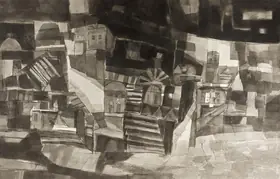 Ramkumar (Artist). Untitled (Varanasi), 1981 | Painting