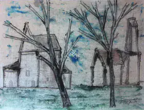 Souza, F.N. (Artist). Untitled, 1956 | Painting