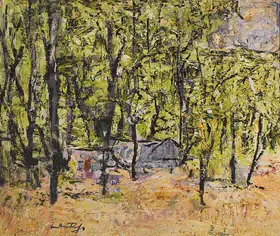 Santhanaraj, A.P. (Artist). Landscape, n.d. | Painting