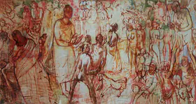 Paniker, K.C.S. (Artist). Blessed are the Peacemakers, 1951 | Painting