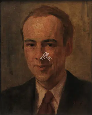 Bose, Atul (Artist). Portrait of a Man, 1939 | Painting