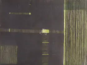 Nai, Manish Limbhachiya (Artist). Untitled (Black Piece), n.d. | Painting