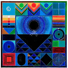 Raza, S.H. (Artist). Ankuran, 1999 | Painting
