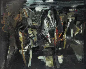 Raza, S.H. (Artist). Untitled, 1964 | Painting
