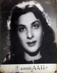 Pathare, Jaywant (Cinematographer), Aah, 1953 | Lobby Card