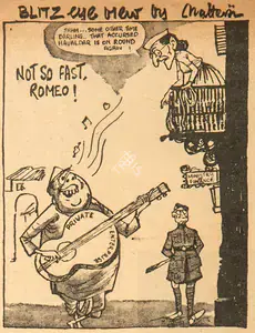 Chatterjee, Basu (Cartoonist). Not So Fast Romeo !, 1962 | Cartoons