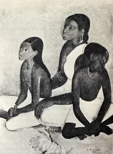 Sher-Gil, Amrita (Artist). Banana Sellers, 1937 | Painting