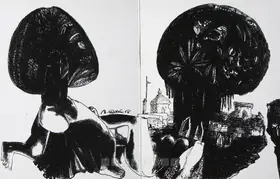 Goud, K. Laxma (Artist). Untitled, 1994 | Drawing