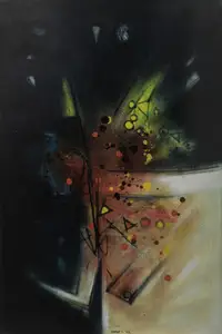 Parvez, Ahmed (Artist). Abstract, 1962 | Painting