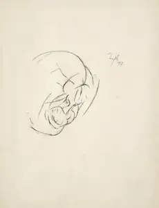 Mehta, Tyeb (Artist). Untitled, 1997 | Drawing