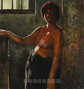 Bhattacharjee, Bikash (Artist). Prostitute Series, 1987 | Painting