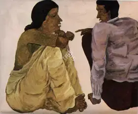 Husain, Shamshad (Artist). Painting XXV, 1989 | Painting