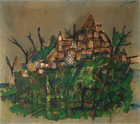 Souza, F.N. (Artist). Untitled, 1964 | Painting