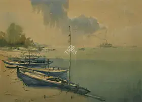Maity, Paresh (Artist). Untitled, 1989 | Painting
