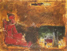 Husain, M.F. (Artist). Untitled, n.d. | Painting