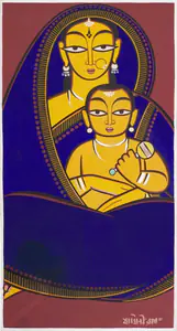 Roy, Jamini (Artist). Untitled (Mother and Child), n.d. | Painting