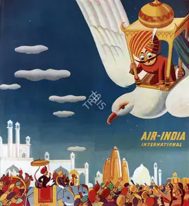 Air-India (Advertiser). Air-India International, 1949 | Advertisement