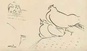 Ghose, Gopal (Artist). Untitled, 13 July 1949 | Drawing