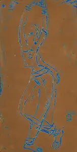Chavda, Shiavax (Artist). Dancer, 1959 | Painting