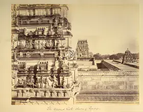Baker, William (Photographer), The Second Gate showing Images, Bindraband, 1866-1868 | Antiquarian Photograph