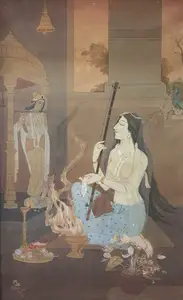 Das, Mrinal K. (Artist). Mira, 1979 | Painting