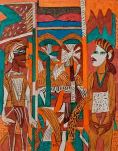 Subramanyan, K.G. (Artist). Untitled, n.d. | Painting
