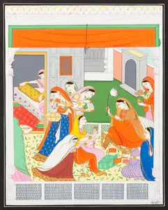 Kumar, Rajeev (Artist). Untitled (Shringhar), n.d. | Painting