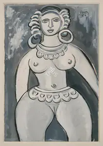 Souza, F.N. (Artist). Untitled, 1950 | Painting