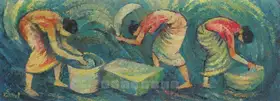 Kohari, Masood (Artist). Dhobi Day, n.d. | Painting