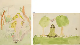 Sher-Gil, Amrita (Artist). Untitled (With Earth & The Paradise), circa 1930 | Painting