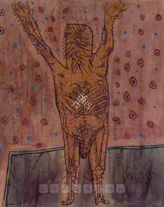 Souza, F.N. (Artist). Evolution Of Apollo, 1963 | Painting