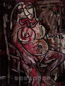 Souza, F.N. (Artist). Untitled, 1984 | Painting