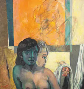 Mahammad, Isha (Artist). The Golden shadow, 1994 | Painting