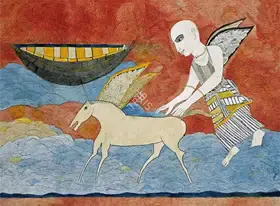 Narayan, Badri (Artist). Winged Friends, 2012 | Painting