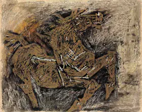 Husain, M.F. (Artist). Untitled (Horse), 1969 | Painting