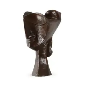 Chowdhury, S. Roy (Artist). Head of a Woman, 2006 | Sculpture