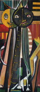 Sen Sunil Madhav Artist Untitled Gouache on paper mid 1950s Painting FineArts 00562540