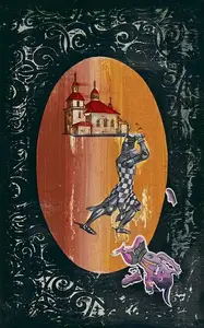 Saini, Reena (Artist). Liquid Flame, 2004 | Painting