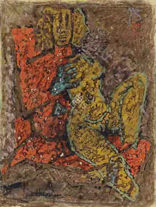 Husain, M.F. (Artist). Untitled, 1969 | Painting