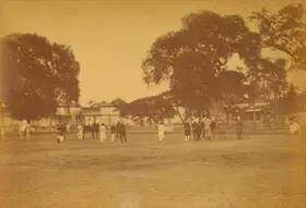 Dayal, Lala Deen (Photographer), Tent Pegging at Purana Haveli, November 1889 | Antiquarian Photograph