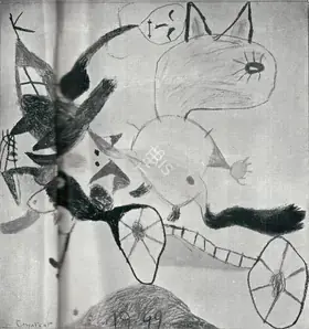 Constant, Theo N. (Artist). Composition, 1949 | Painting