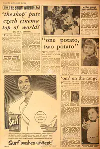 Chrishna, M.S. (Reviewer). Om' on the Range!. In <i>Blitz - India's Greatest Weekly.</i> p. 22. Bombay: R.K. Karanjia, 23 July 1966 | Film Review | CinemaEducation | 00142899