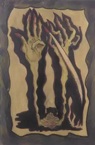 Sadequain (Artist). Untitled, 1979 | Painting