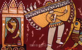 Roy, Jamini (Artist). Untitled (Ravana), n.d. | Painting