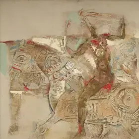 Adivrekar, Gopal S. (Artist). Horse Rider, 1970s | Painting