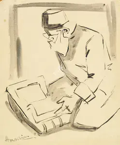 Husain, M.F. (Artist). Untitled, n.d. | Drawing