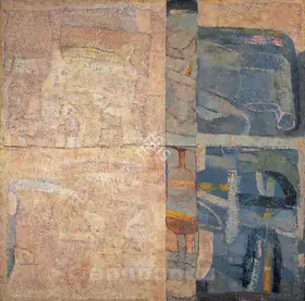 Kolte Prabhakar Artist Untitled Oil on canvas 1984 Painting FineArts 00599952