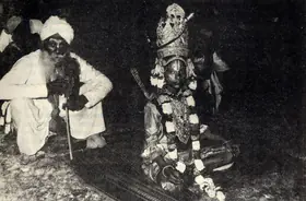 Unknown (Photographer). The Svarupa and his spectators, n.d. | Contemporary Photograph