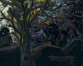 Souza, F.N. (Artist). Landscape, 1958 | Painting