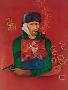 Munshi, Veer (Artist). Vincent, 2001 | Painting